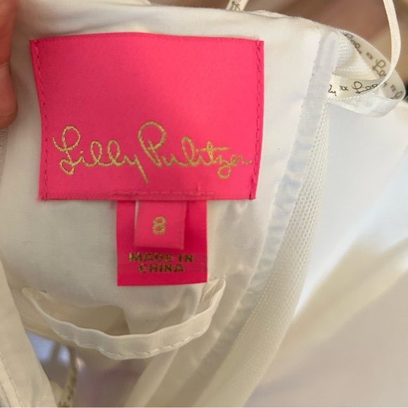 Lily Pulitzer white romper with belt - Picture 4 of 4